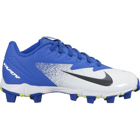 size 14 blue cleats baseball.